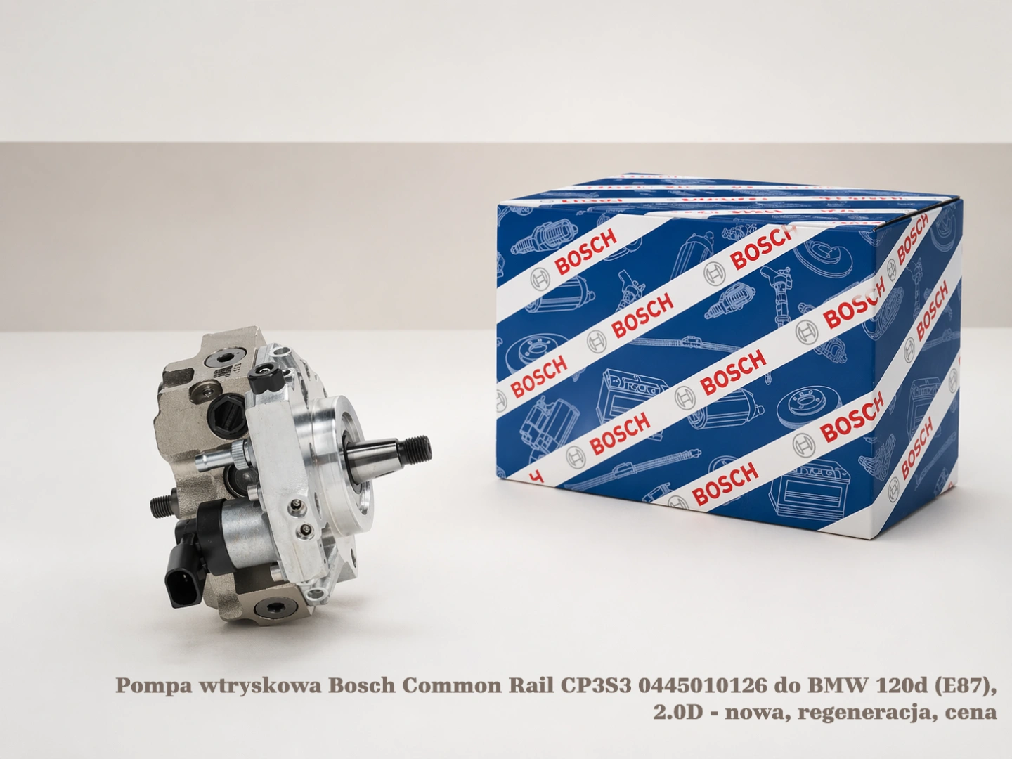 Pompa wtryskowa Bosch Common Rail CP3S3 0445010126 do BMW 120d (E87), 2.0D - nowa, regeneracja, cena