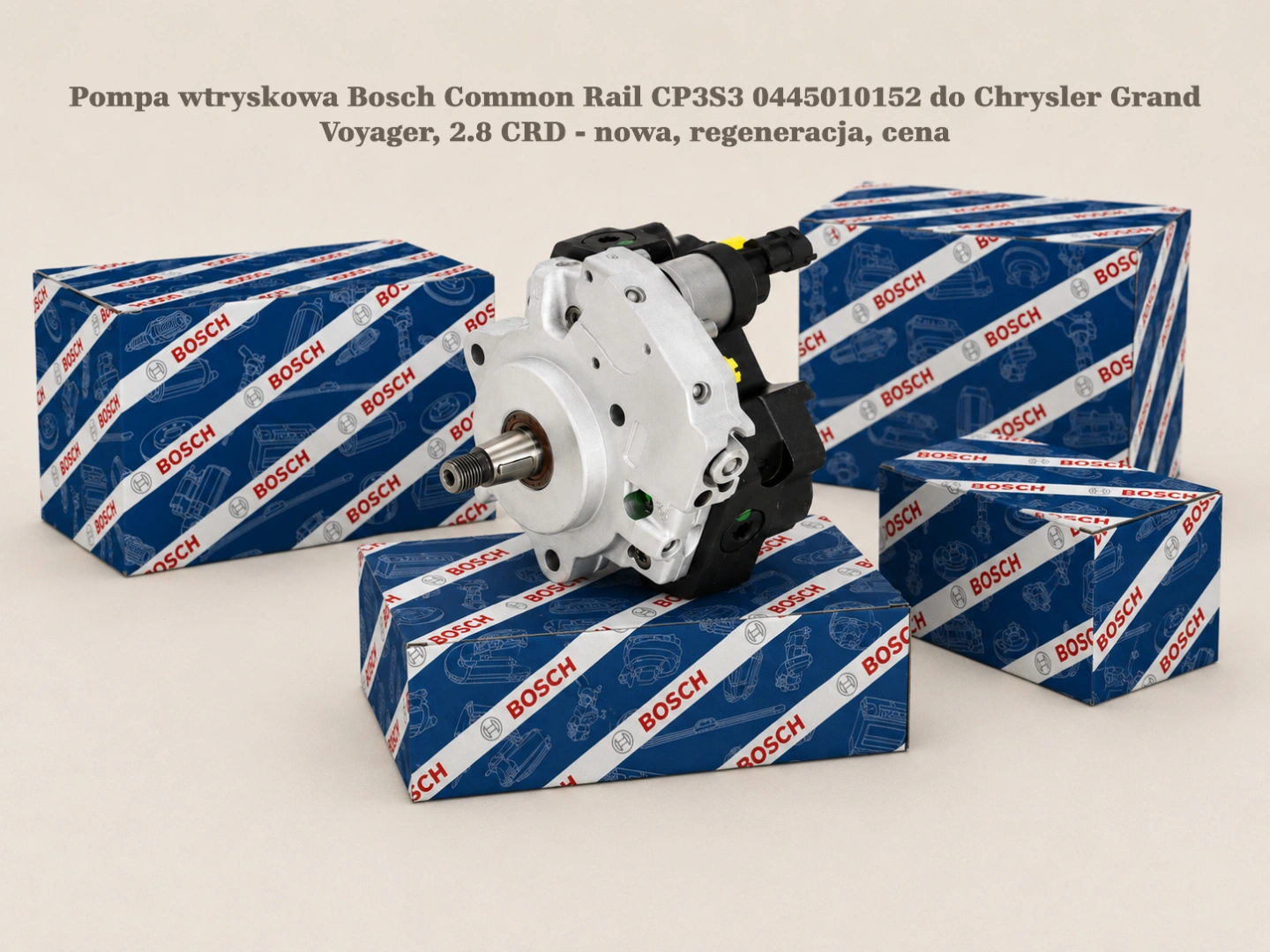 Pompa wtryskowa Bosch Common Rail CP3S3 0445010152 do Chrysler Grand Voyager, 2.8 CRD