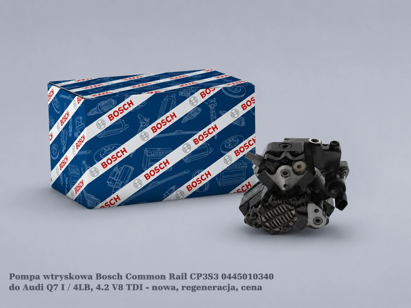 Pompa wtryskowa Bosch Common Rail CP3S3 0445010340 do Audi Q7 I / 4LB, 4.2 V8 TDI - nowa, regeneracja, cena
