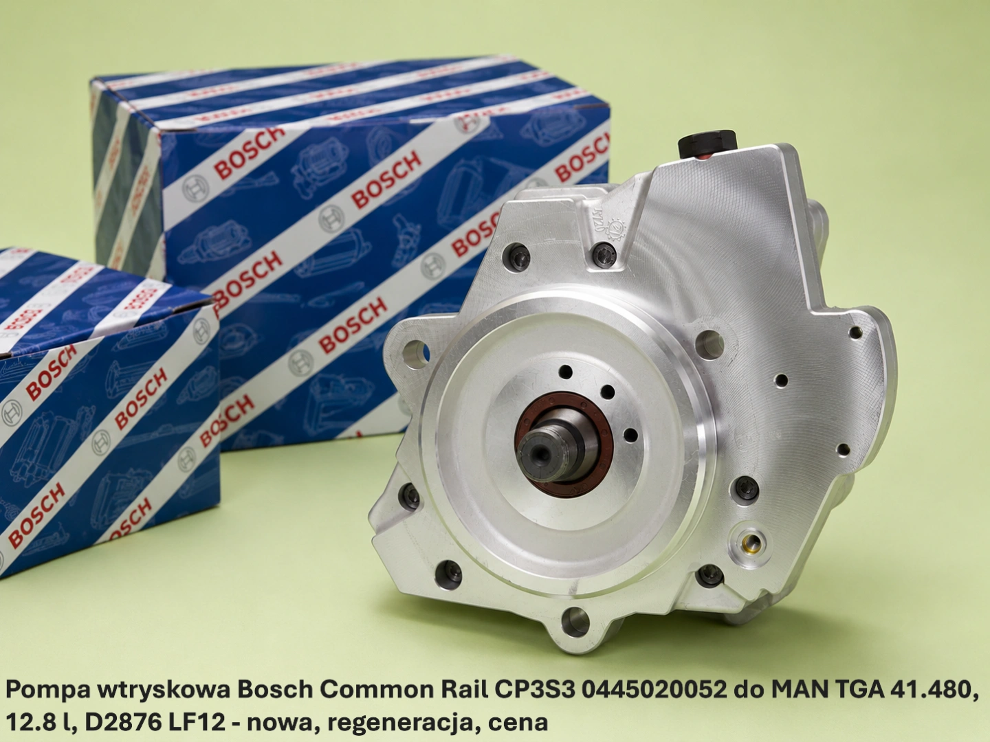 Pompa wtryskowa Bosch Common Rail CP3S3 0445020052 do MAN TGA 41.480, 12.8 l, D2876 LF12 - nowa, regeneracja, cena