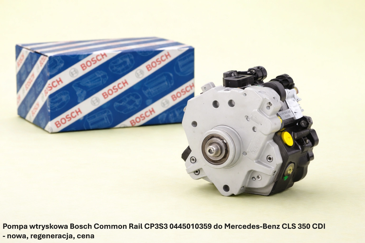 Pompa wtryskowa Bosch Common Rail CP3S3 0445010359 do Mercedes-Benz CLS 350 CDI Pompa wtryskowa Bosch Common Rail CP3S3 0445010359 do Mercedes-Benz CLS 350 CDI - nowa, regeneracja, cena