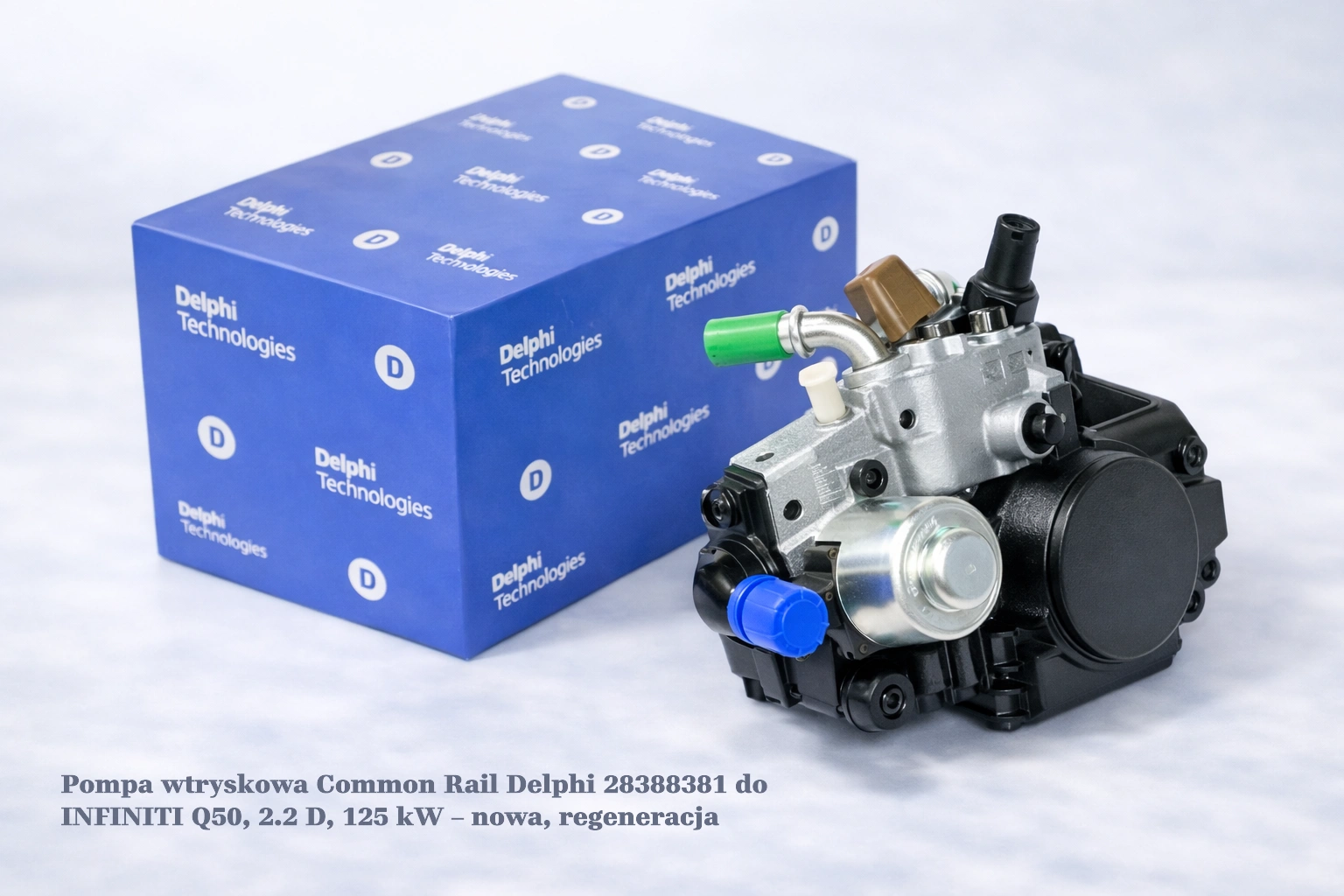 Pompa wtryskowa Common Rail Delphi 28388381 do INFINITI Q50, 2.2 D, 125 kW – nowa, regeneracja
