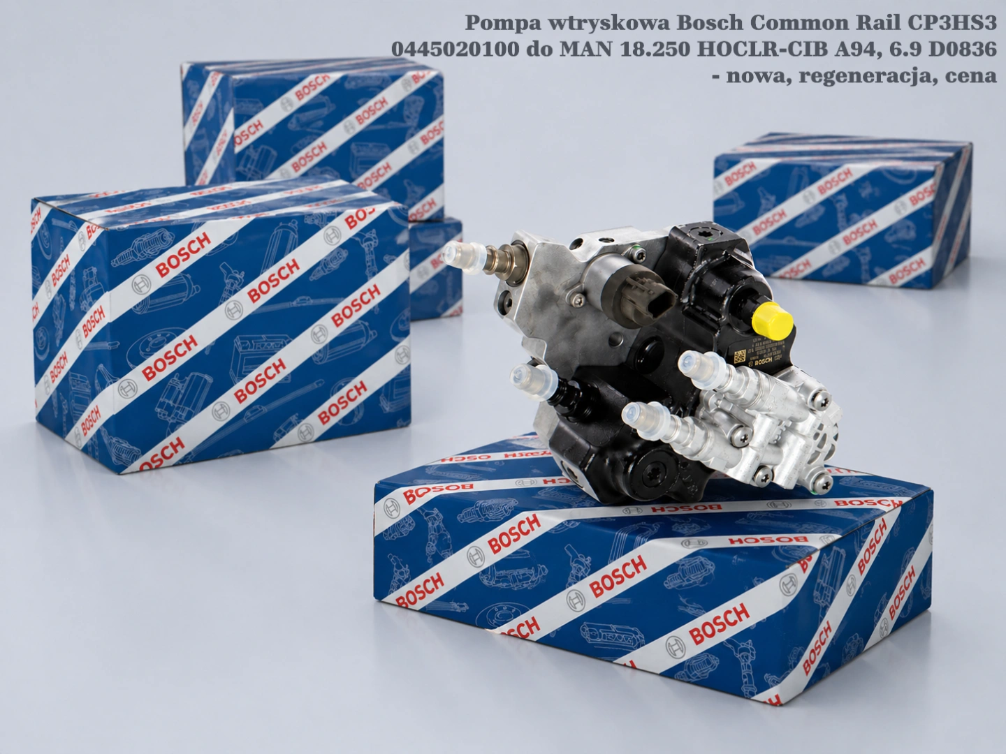 Pompa wtryskowa Bosch Common Rail CP3HS3 0445020100 do MAN 18.250 HOCLR-CIB A94, 6.9 D0836 - nowa, regeneracja, cena