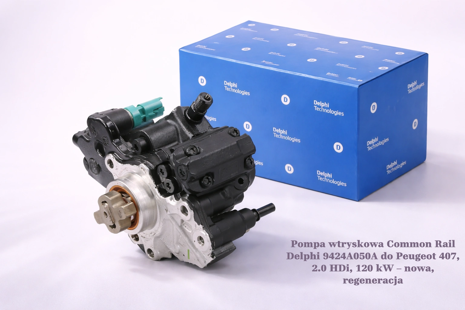 Pompa wtryskowa Common Rail Delphi 9424A050A do Peugeot 407, 2.0 HDi, 120 kW Pompa wtryskowa Common Rail Delphi 9424A050A do Peugeot 407, 2.0 HDi, 120 kW – nowa, regeneracja