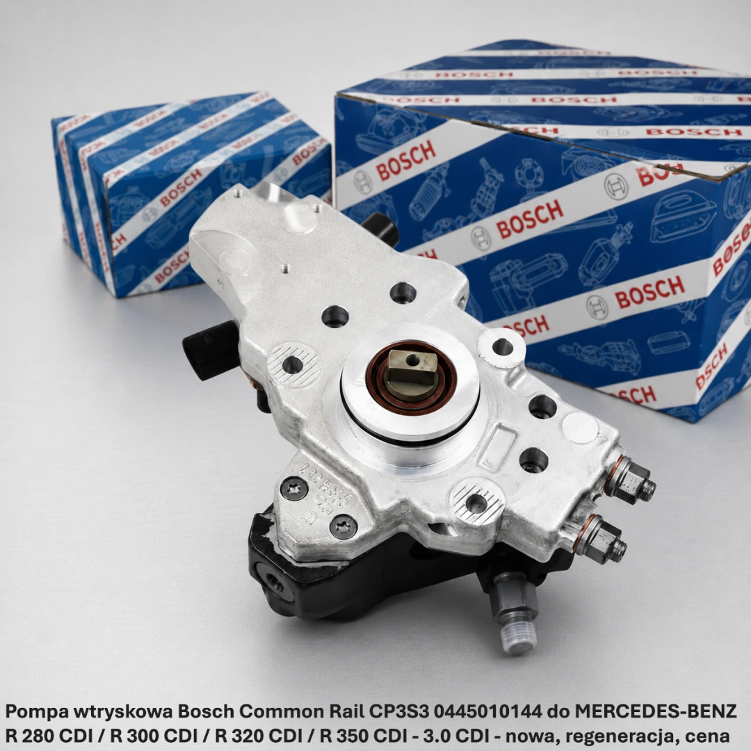Pompa wtryskowa Bosch Common Rail CP3S3 0445010144 do MERCEDES-BENZ R 280 CDI / R 300 CDI / R 320 CDI / R 350 CDI - 3.0 CDI 