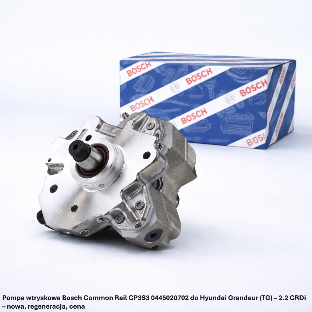 Pompa wtryskowa Bosch Common Rail CP3S3 0445020702 do Hyundai Grandeur (TG) – 2.2 CRDi– nowa, regeneracja, cena