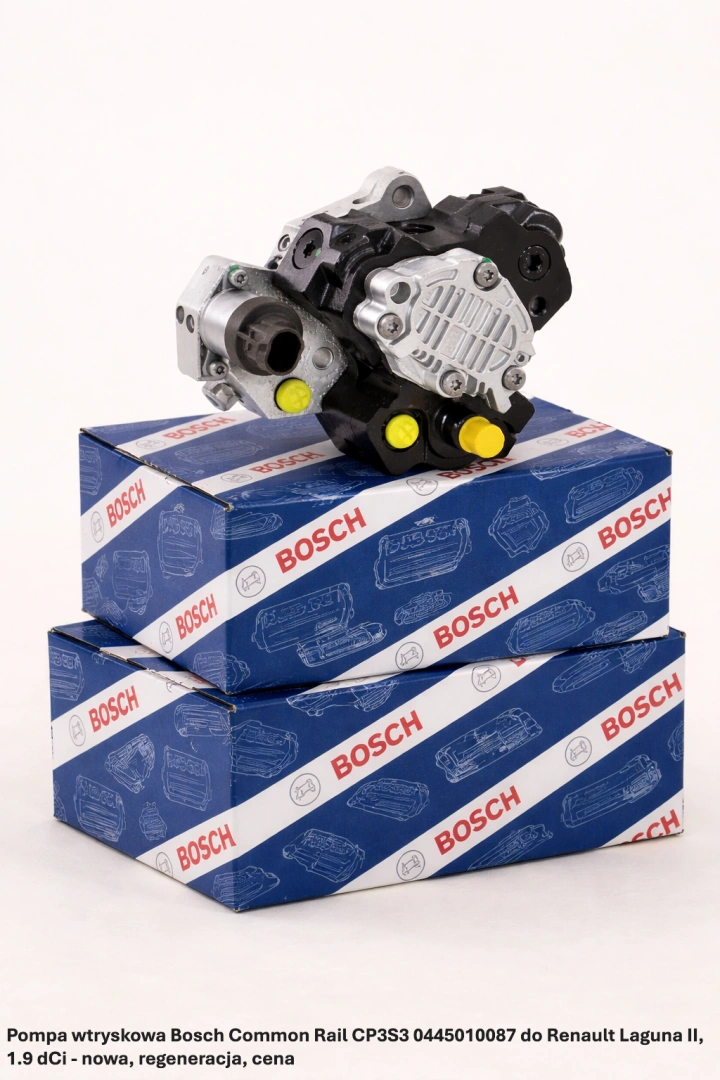 Pompa wtryskowa Bosch Common Rail CP3S3 0445010087 do Renault Laguna II, 1.9 dCi Pompa wtryskowa Bosch Common Rail CP3S3 0445010087 do Renault Laguna II, 1.9 dCi - nowa, regeneracja, cena