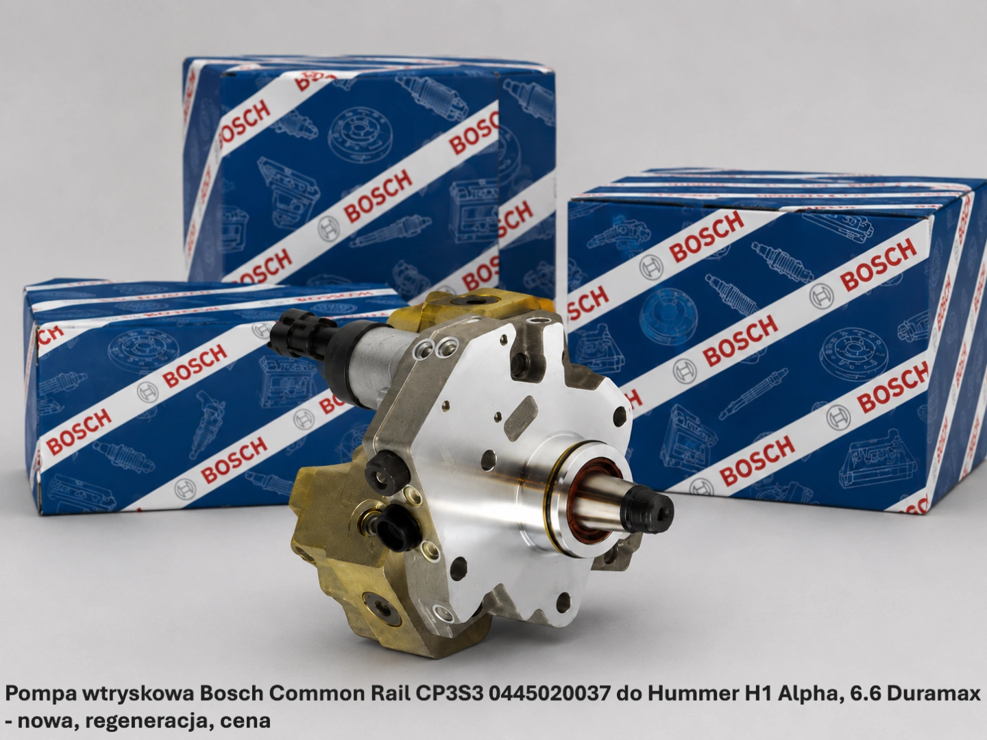 Pompa wtryskowa Bosch Common Rail CP3S3 0445020037 do Hummer H1 Alpha, 6.6 Duramax-nowa, regeneracja, cena