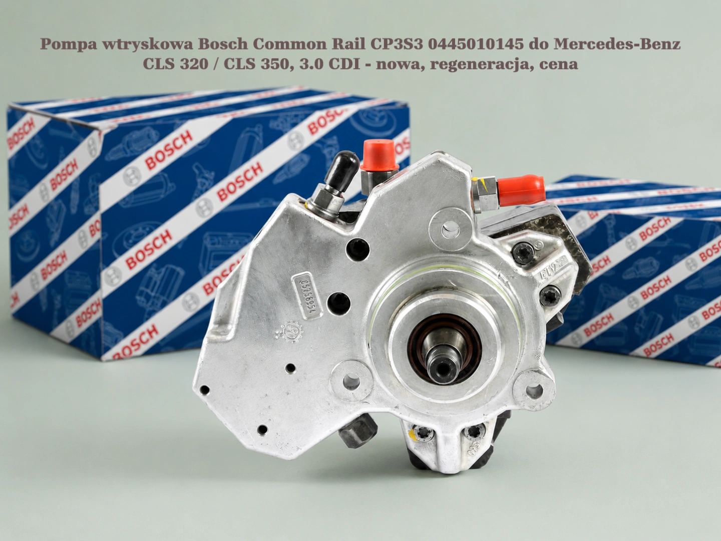 Pompa wtryskowa Bosch Common Rail CP3S3 0445010145 do Mercedes-Benz CLS 320 / CLS 350, 3.0 CDI