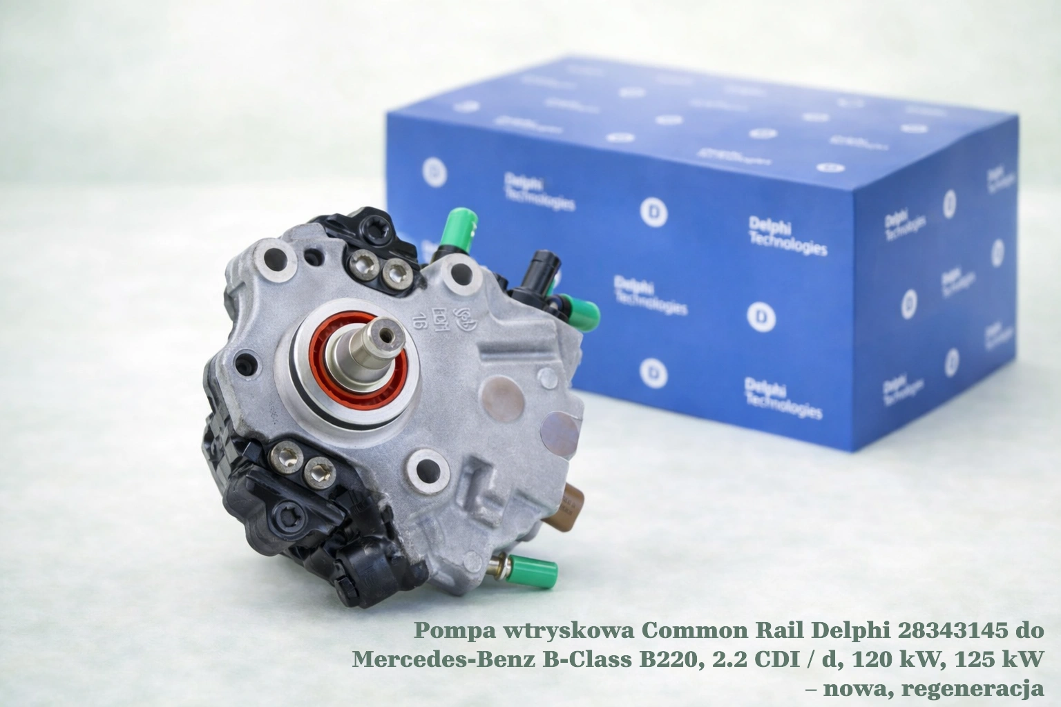 Pompa wtryskowa Common Rail Delphi 28343145 do Mercedes-Benz B-Class B220, 2.2 CDI / d, 120 kW, 125 kW – nowa, regeneracja