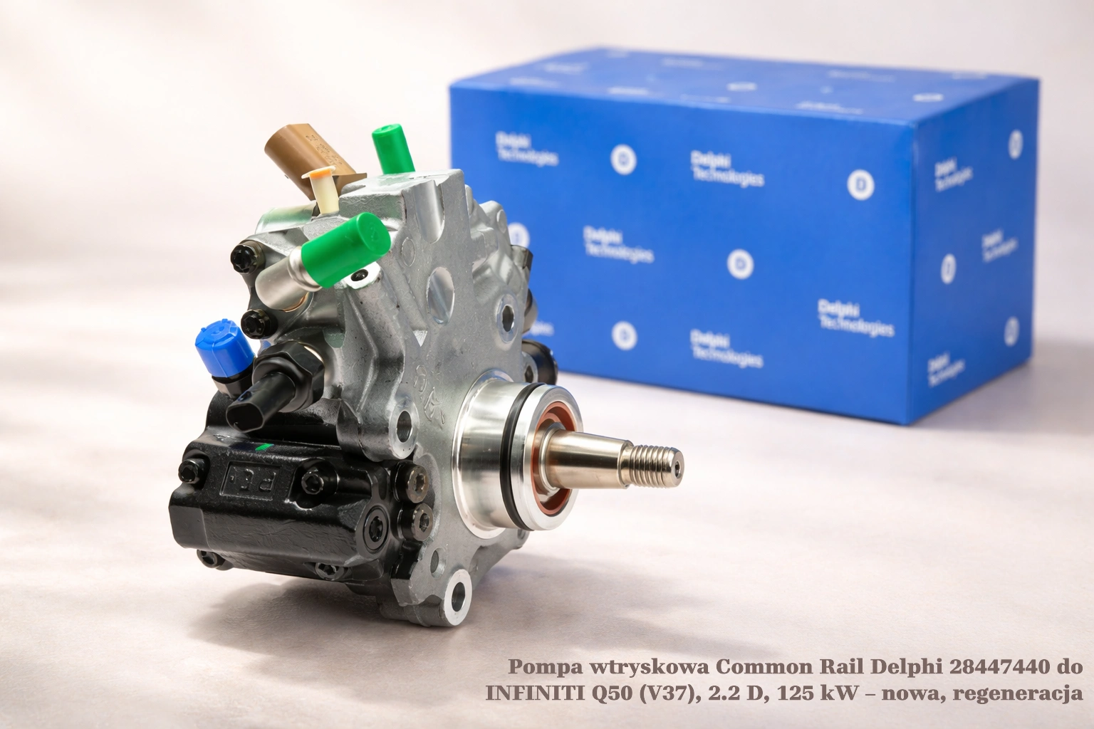 Pompa wtryskowa Common Rail Delphi 28447440 do INFINITI Q50 (V37), 2.2 D, 125 kW – nowa, regeneracja