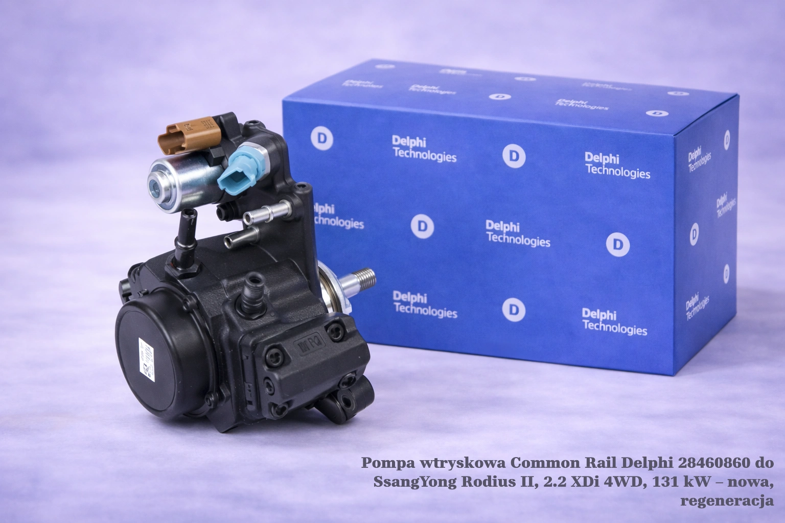 Pompa wtryskowa Common Rail Delphi 28460860 do SsangYong Rodius II, 2.2 XDi 4WD, 131 kW – nowa, regeneracja