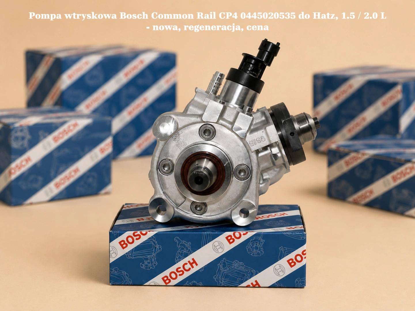 Pompa wtryskowa Bosch Common Rail CP4 0445020535 do Hatz, 1.5 / 2.0 L - nowa, regeneracja, cena