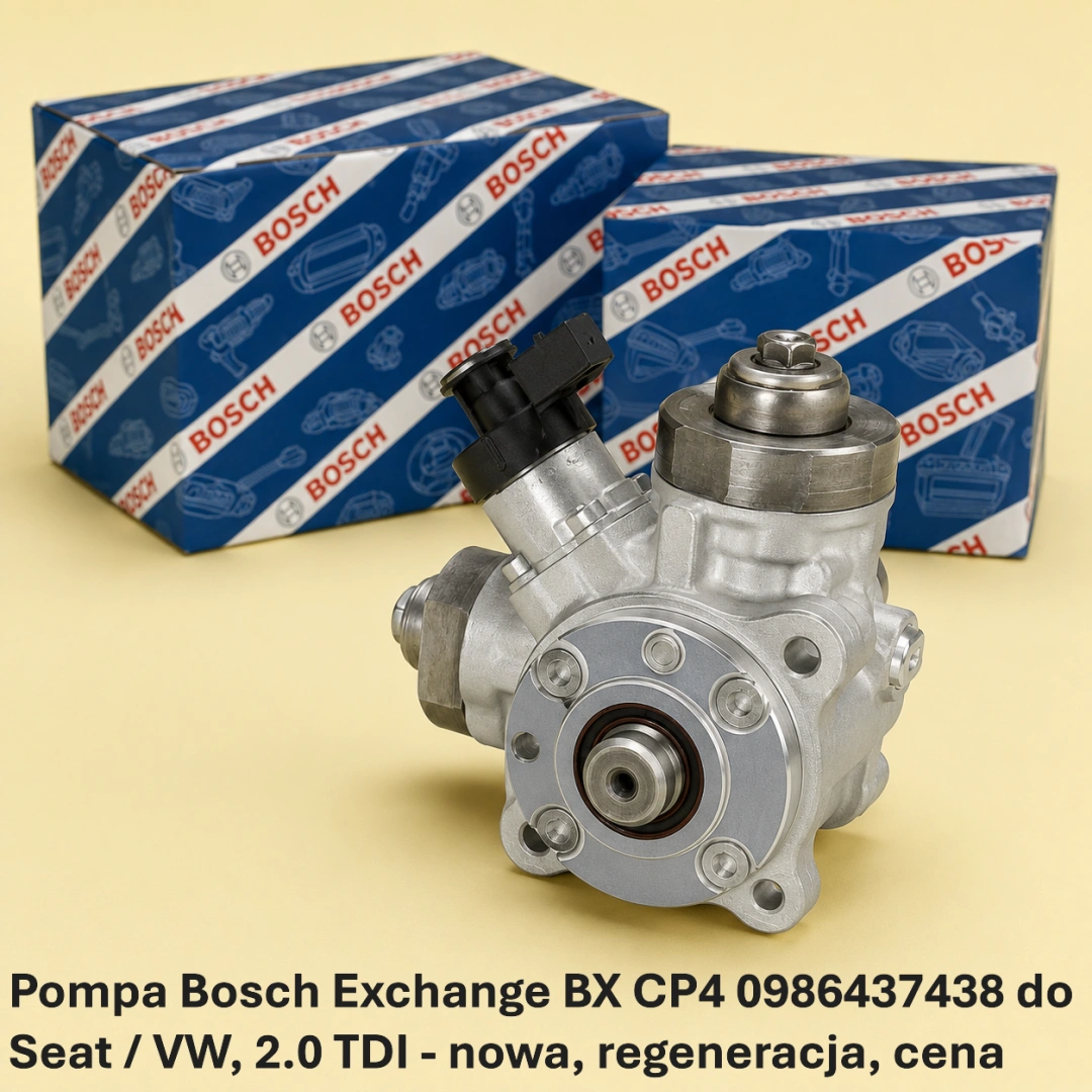 Pompa Bosch Exchange BX CP4 0986437438 do Seat / VW, 2.0 TDI 