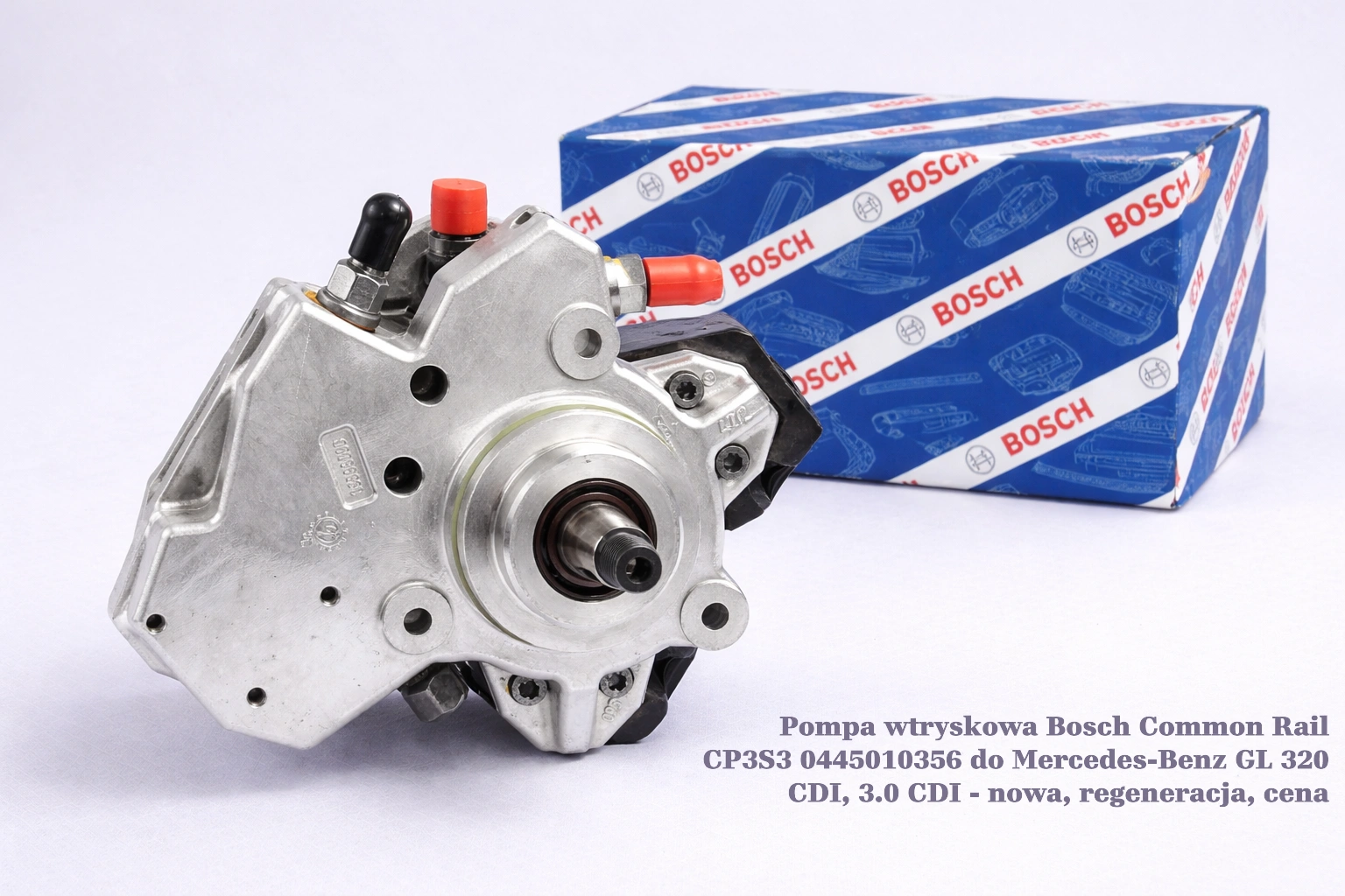 Pompa wtryskowa Bosch Common Rail CP3S3 0445010356 do Mercedes-Benz GL 320 CDI, 3.0 CDI - nowa, regeneracja, cena