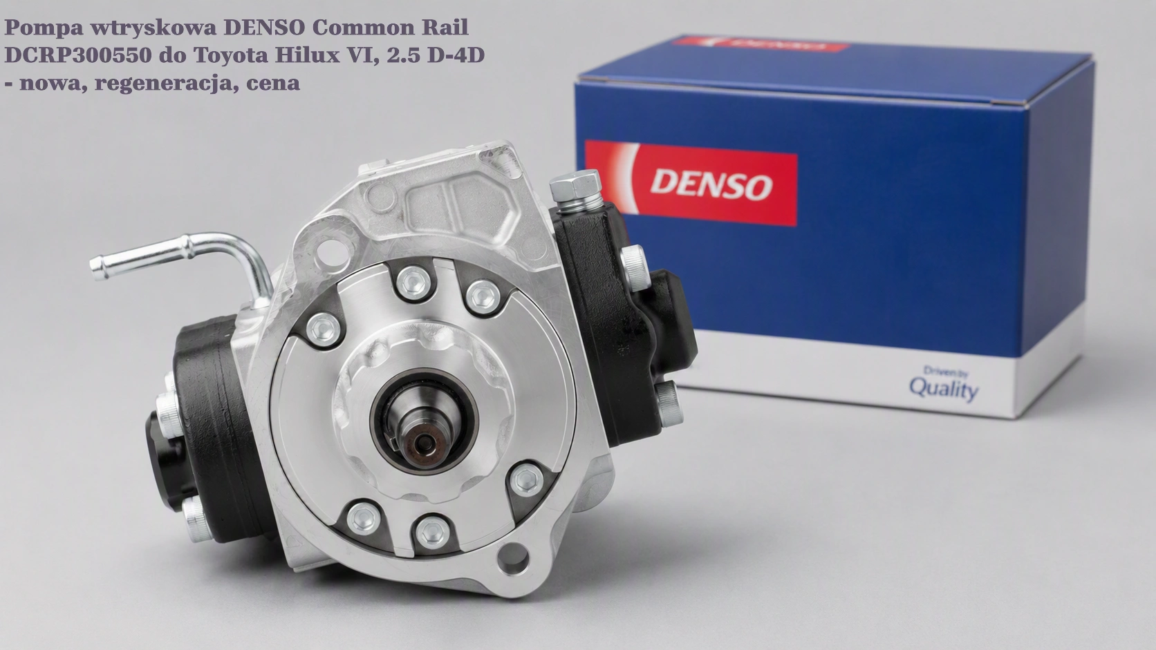 Pompa wtryskowa DENSO Common Rail DCRP300550 do Toyota Hilux VI, 2.5 D-4D - nowa, regeneracja, cena