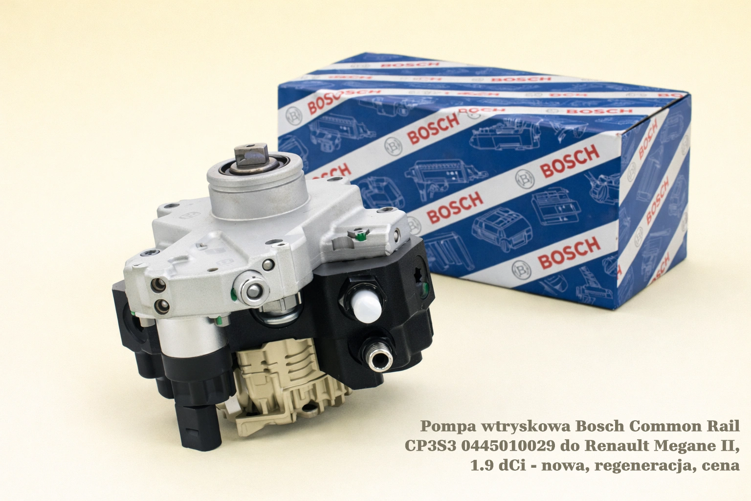 Pompa wtryskowa Bosch Common Rail CP3S3 0445010029 do Renault Megane II, 1.9 dCi - nowa, regeneracja, cena