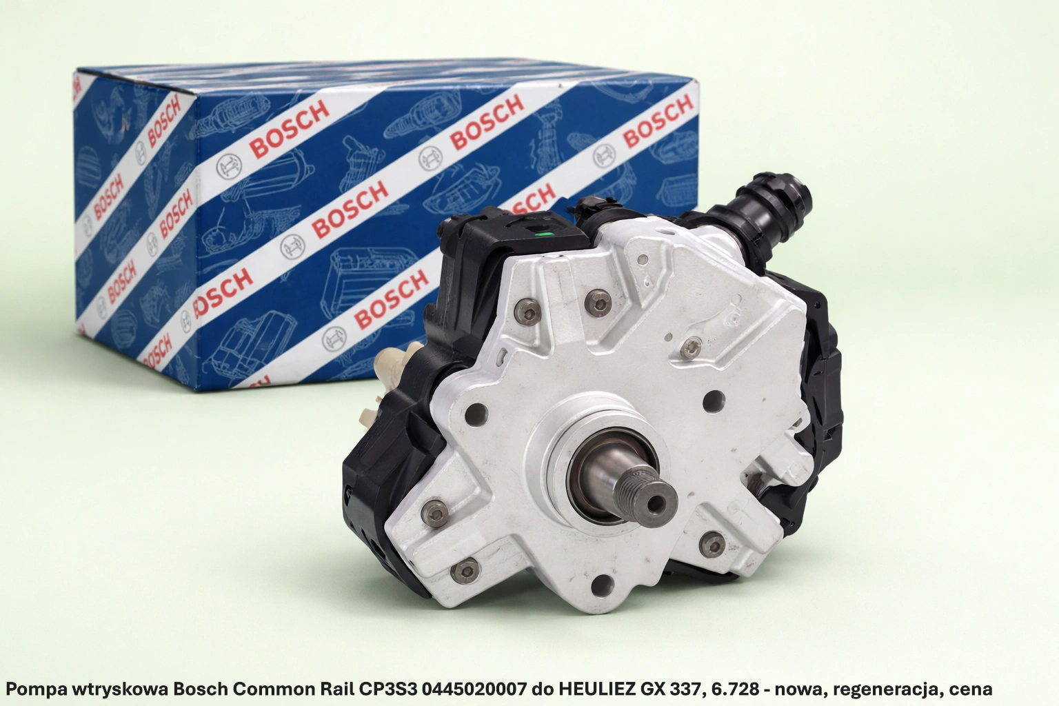 Pompa wtryskowa Bosch Common Rail CP3S3 0445020007 do HEULIEZ GX 337, 6.728 - nowa, regeneracja, cena