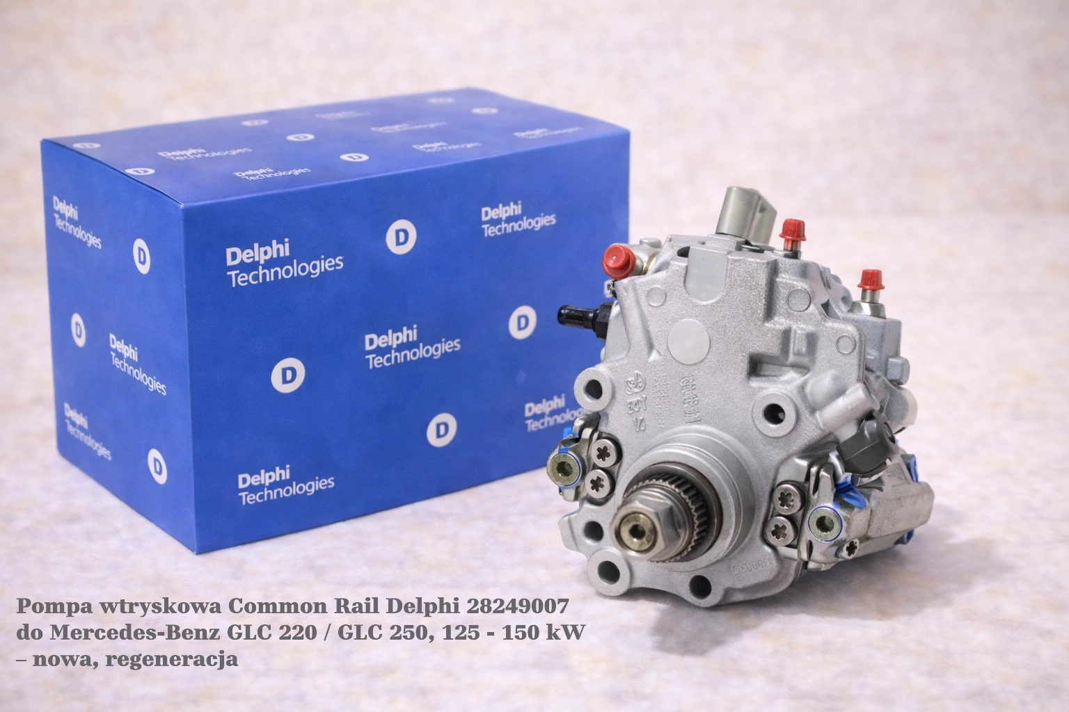 Pompa wtryskowa Common Rail Delphi 28249007 do Mercedes-Benz GLC 220 / GLC 250, 125 - 150 kW – nowa, regeneracja