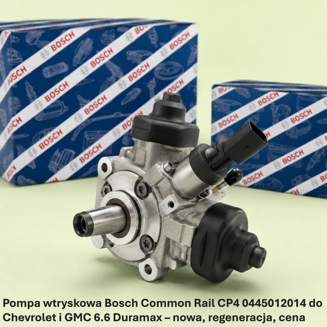 Pompa wtryskowa Bosch Common Rail CP4 0445012014 do Chevrolet i GMC 6.6 Duramax 