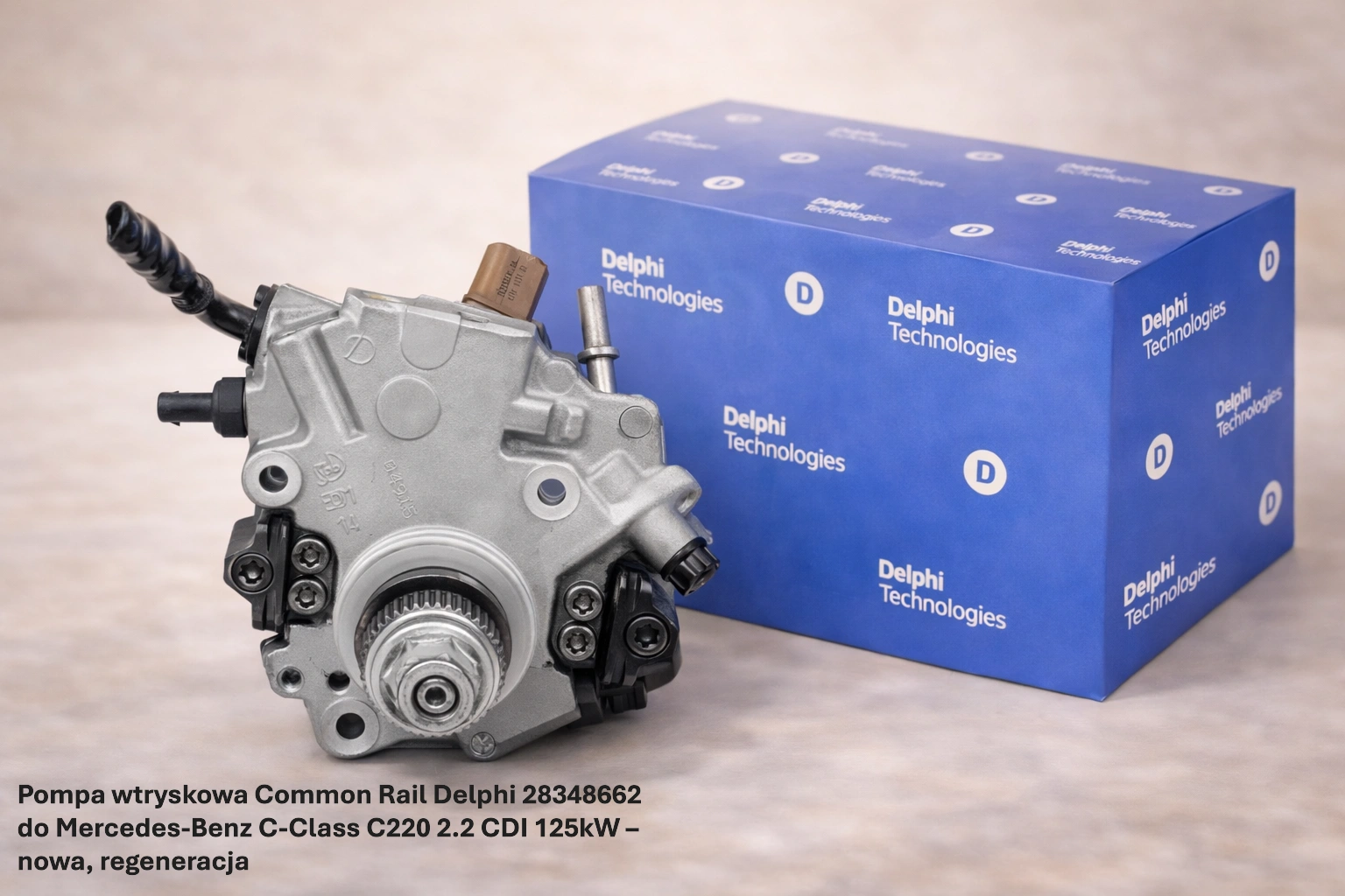 Pompa wtryskowa Common Rail Delphi 28348662 do Mercedes-Benz C-Class C220 2.2 CDI 125kW – nowa, regeneracja