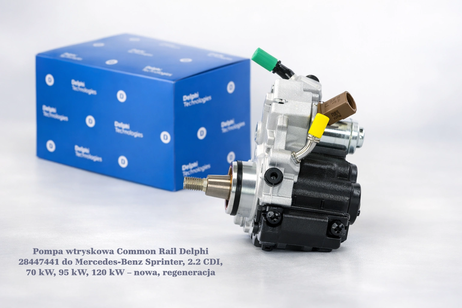 Pompa wtryskowa Common Rail Delphi 28447441 do Mercedes-Benz Sprinter, 2.2 CDI, 70 kW, 95 kW, 120 kW – nowa, regeneracja