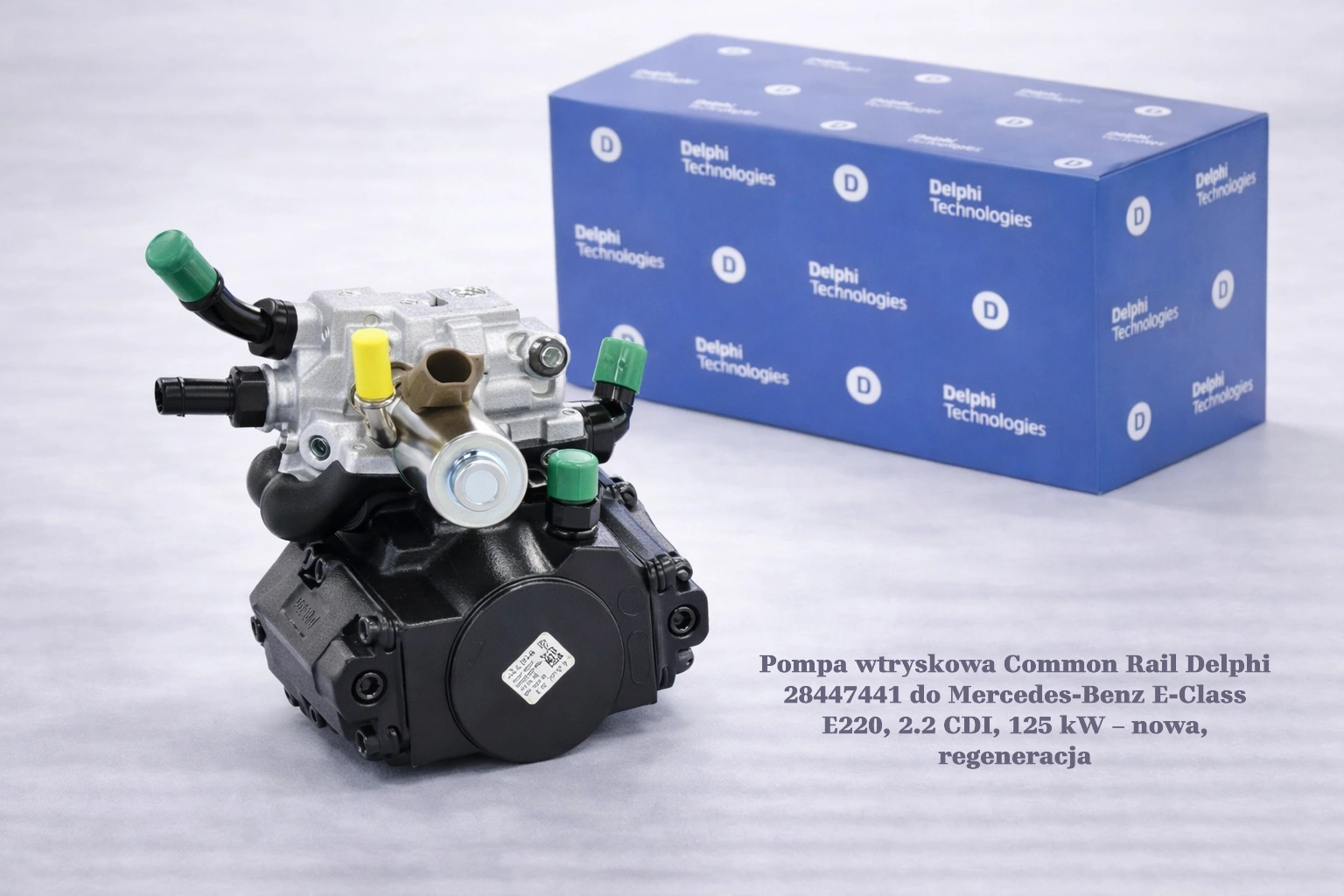 Pompa wtryskowa Common Rail Delphi 28447441 do Mercedes-Benz E-Class E220, 2.2 CDI, 125 kW – nowa, regeneracja