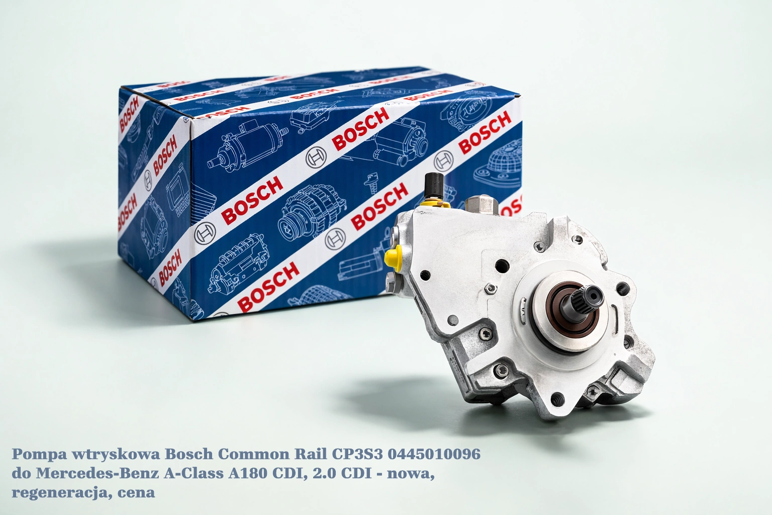 Pompa wtryskowa Bosch Common Rail CP3S3 0445010096 do Mercedes-Benz A-Class A180 CDI, 2.0 CDI Pompa wtryskowa Bosch Common Rail CP3S3 0445010096 do Mercedes-Benz A-Class A180 CDI, 2.0 CDI - nowa, regeneracja, cena