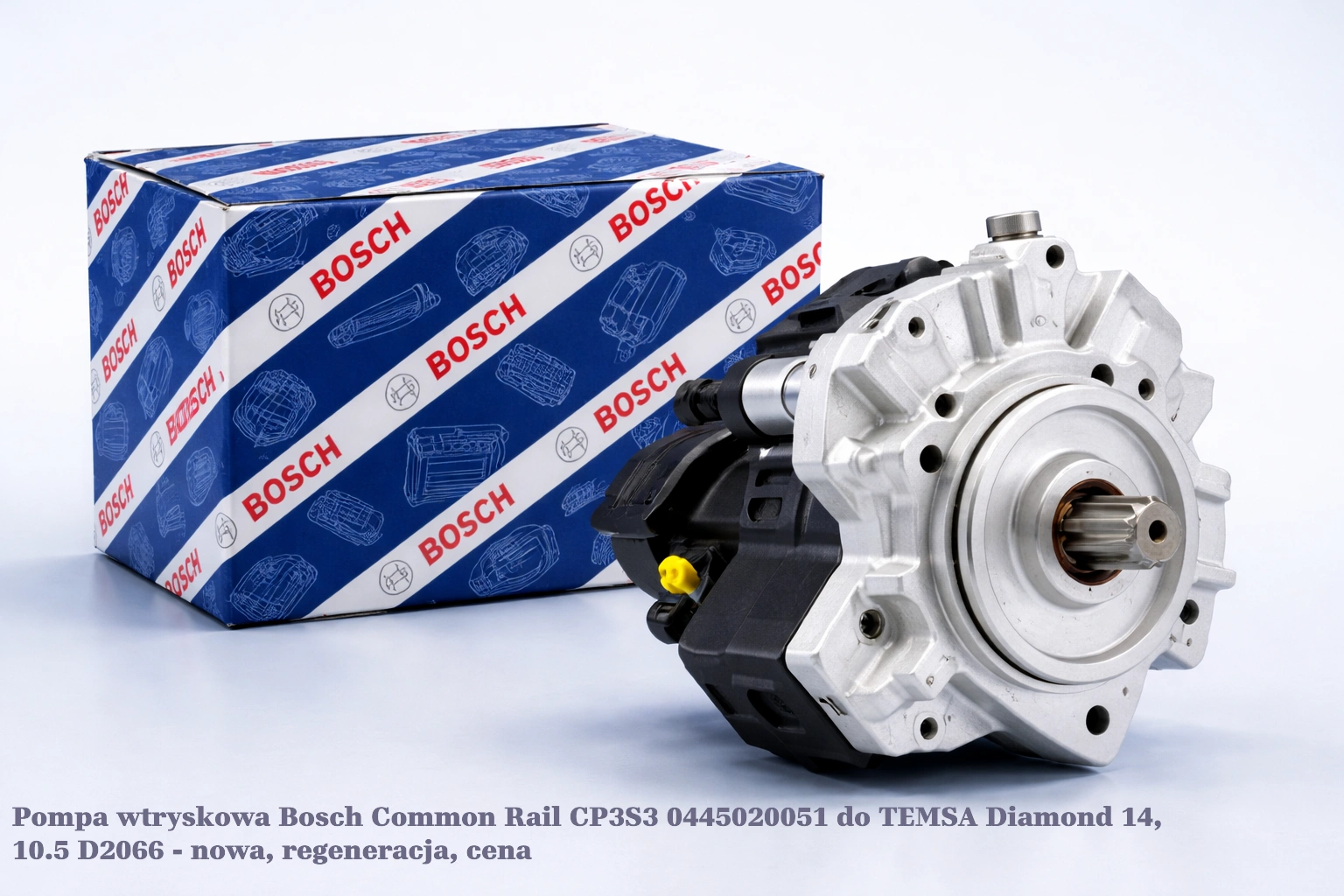 Pompa wtryskowa Bosch Common Rail CP3S3 0445020051 do TEMSA Diamond 14, 10.5 D2066 - nowa, regeneracja, cena