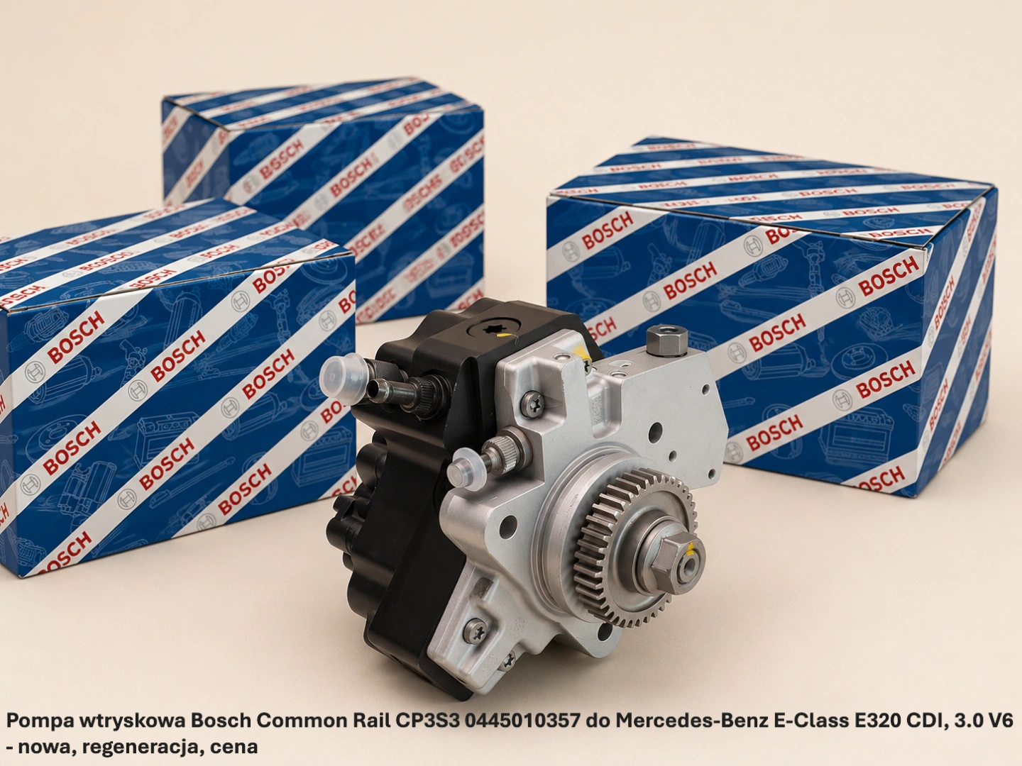 Pompa wtryskowa Bosch Common Rail CP3S3 0445010357 do Mercedes-Benz E-Class E320 CDI, 3.0 V6 - nowa, regeneracja, cena
