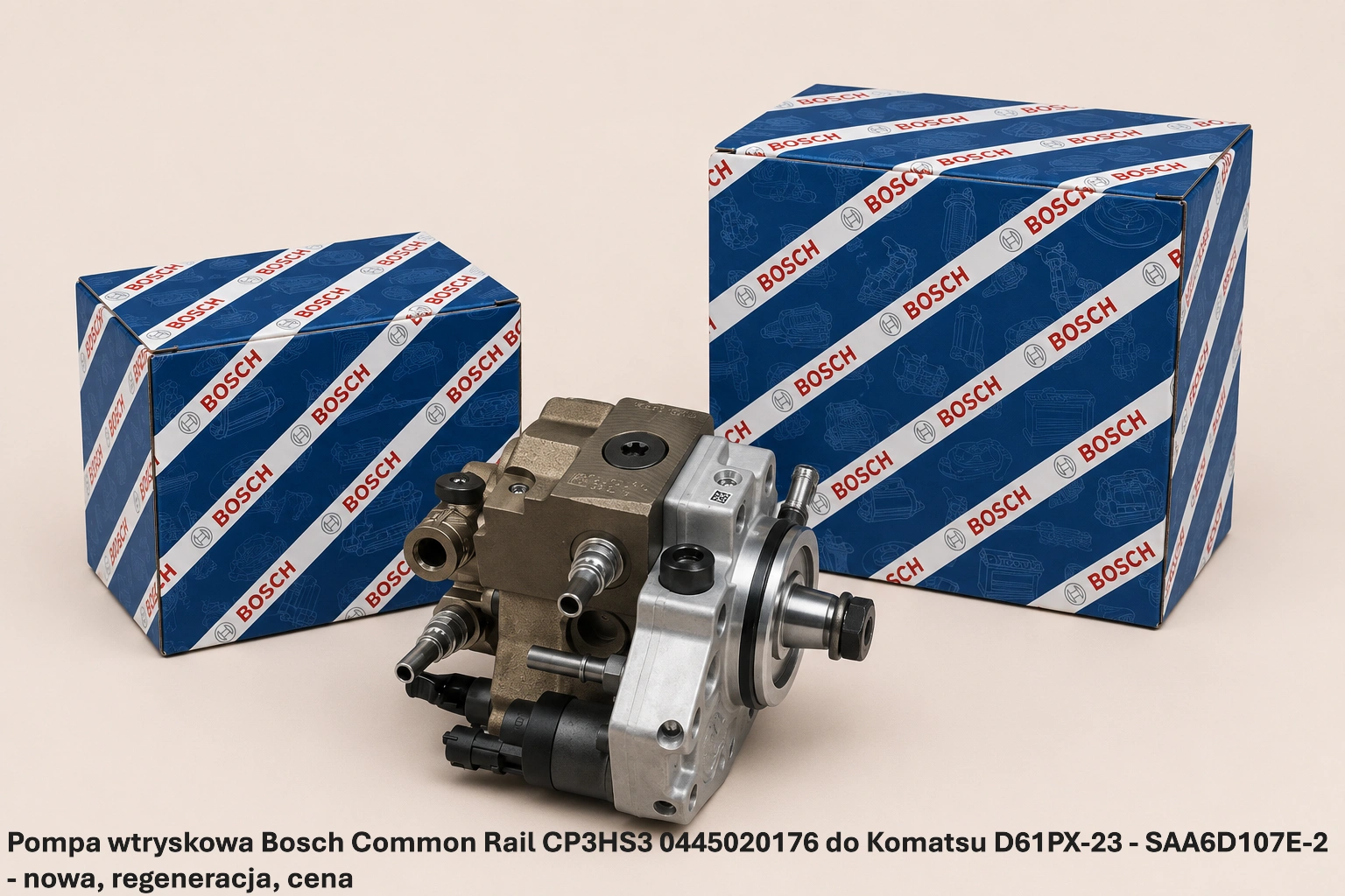 Pompa wtryskowa Bosch Common Rail CP3HS3 0445020176 do Komatsu D61PX-23 - SAA6D107E-2 - nowa, regeneracja, cena