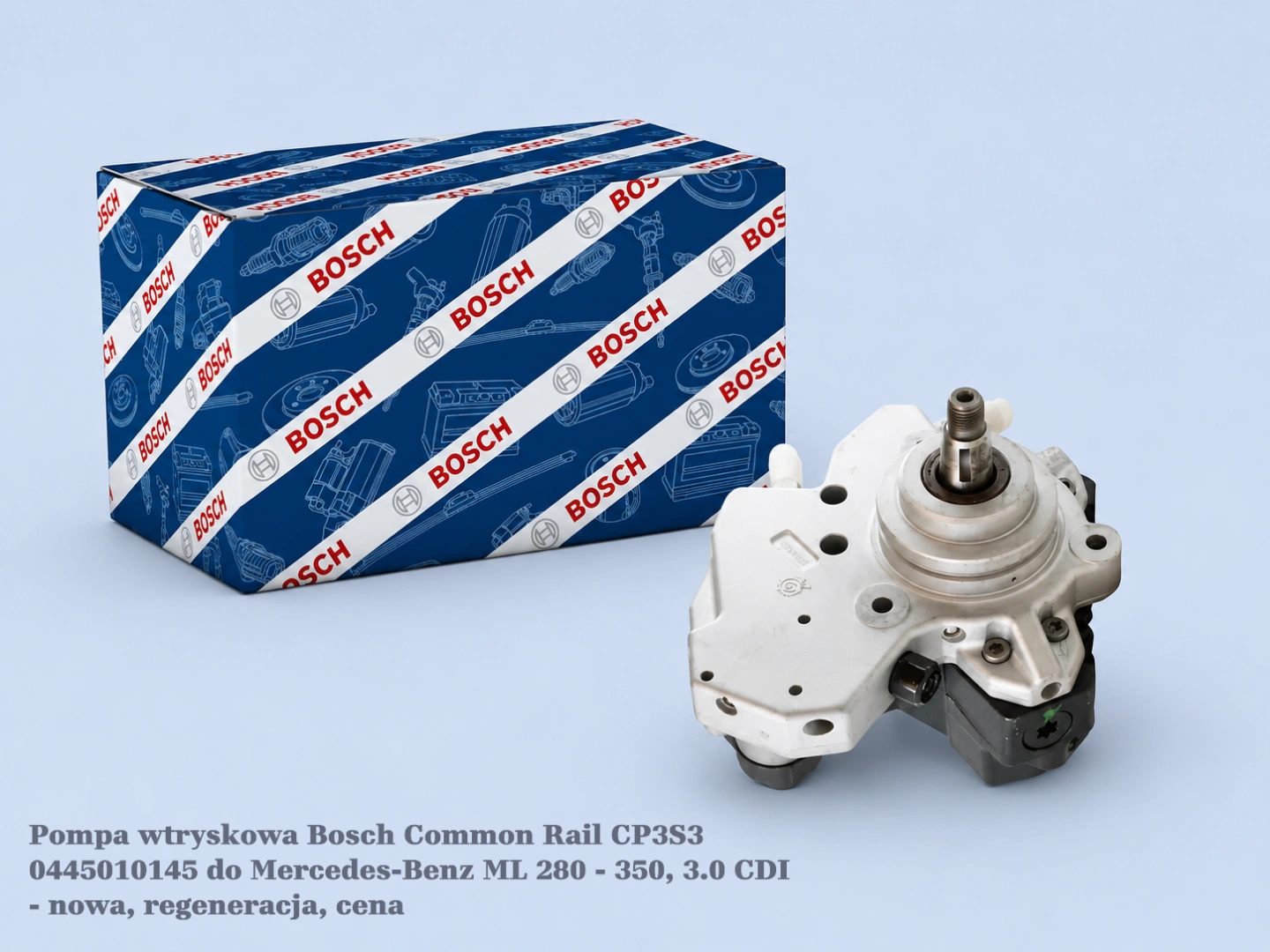 Pompa wtryskowa Bosch Common Rail CP3S3 0445010145 do Mercedes-Benz ML 280 - 350, 3.0 CDI