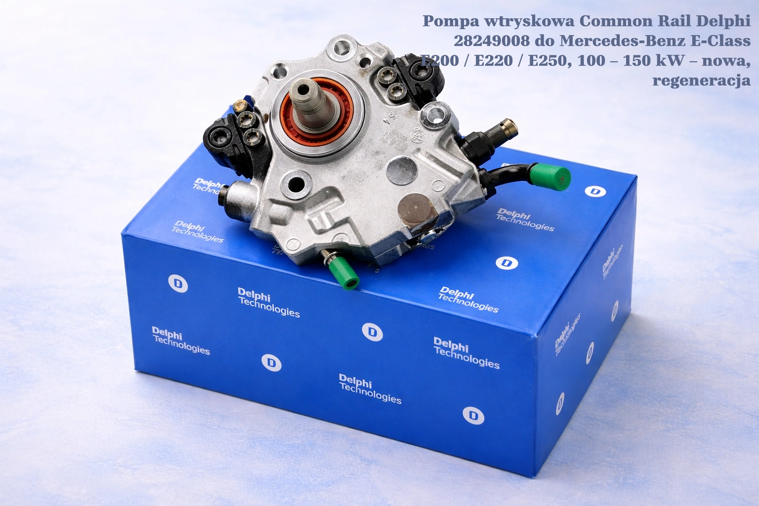 Pompa wtryskowa Common Rail Delphi 28249008 do Mercedes-Benz E-Class E200 / E220 / E250, 100 – 150 kW Pompa wtryskowa Common Rail Delphi 28249008 do Mercedes-Benz E-Class E200 / E220 / E250, 100 – 150 kW – nowa, regeneracja