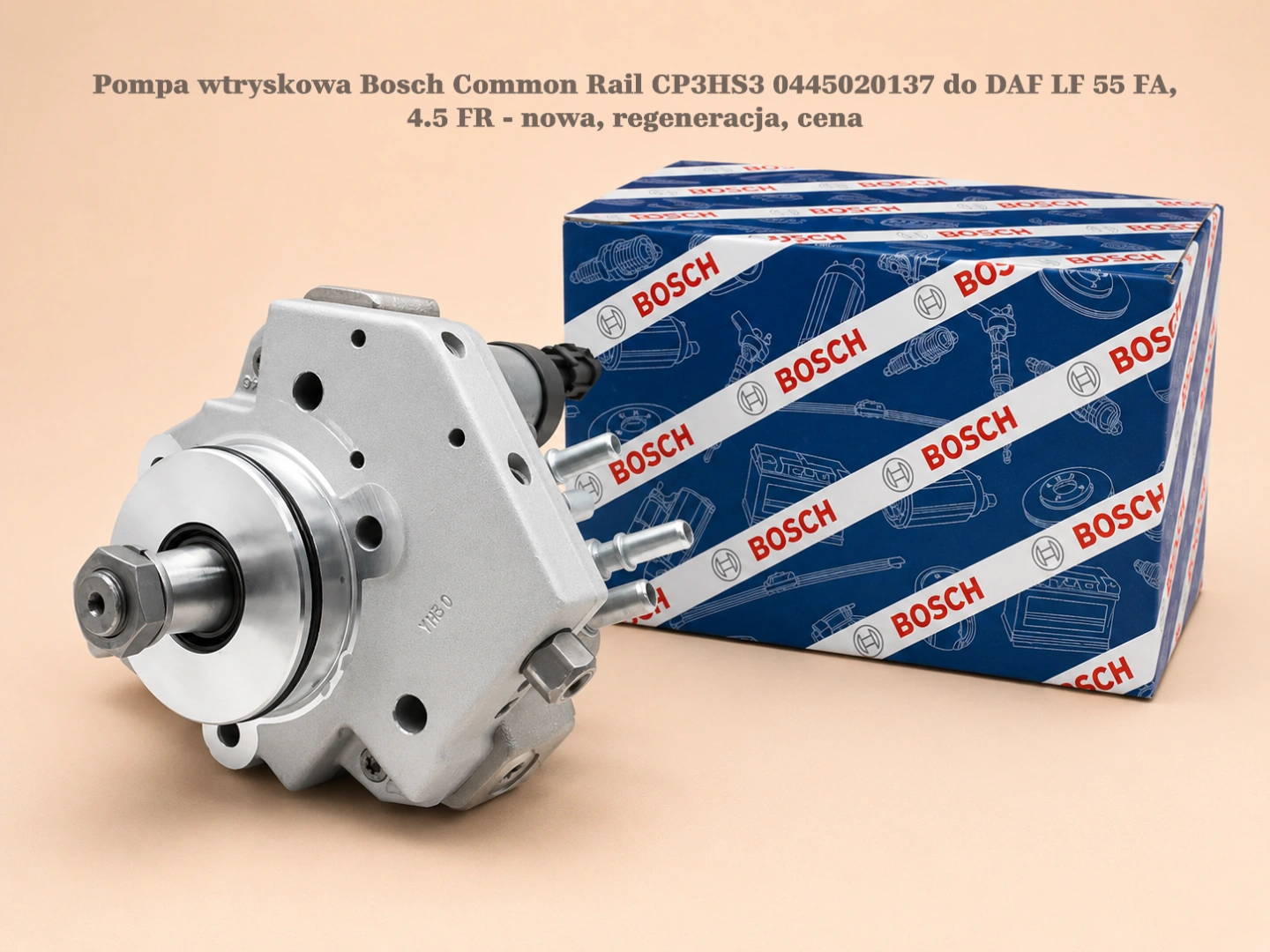 Pompa wtryskowa Bosch Common Rail CP3HS3 0445020137 do DAF LF 55 FA, 4.5 FR - nowa, regeneracja, cena
