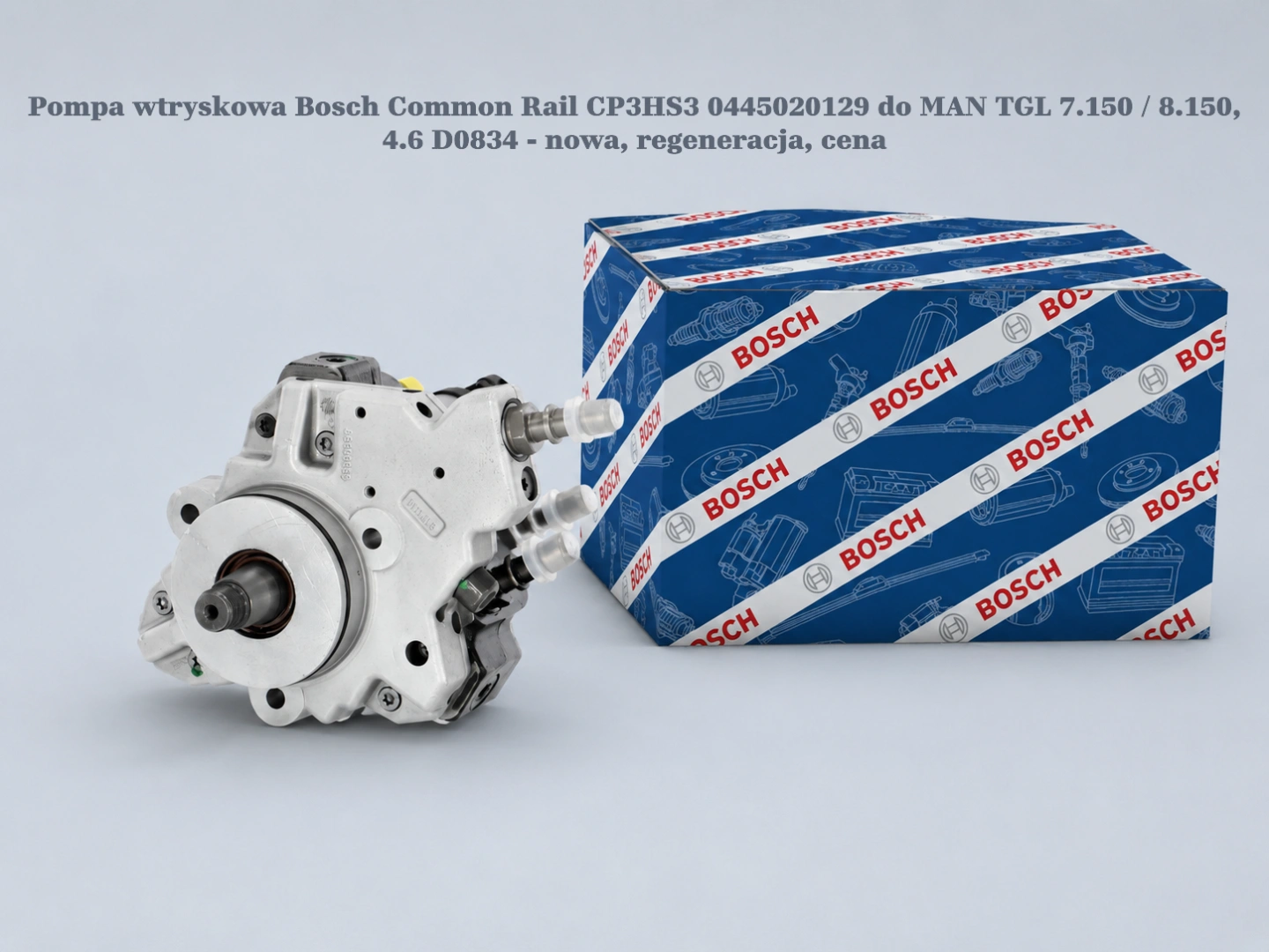 Pompa wtryskowa Bosch Common Rail CP3HS3 0445020129 do MAN TGL 7.150 / 8.150, 4.6 D0834 Pompa wtryskowa Bosch Common Rail CP3HS3 0445020129 do MAN TGL 7.150 / 8.150, 4.6 D0834 - nowa, regeneracja, cena