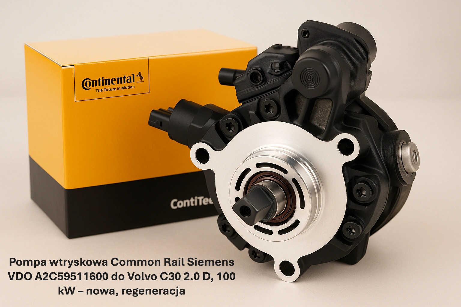 Pompa wtryskowa Common Rail Siemens VDO A2C59511600 do Volvo C30 2.0 D, 100 kW – nowa, regeneracja