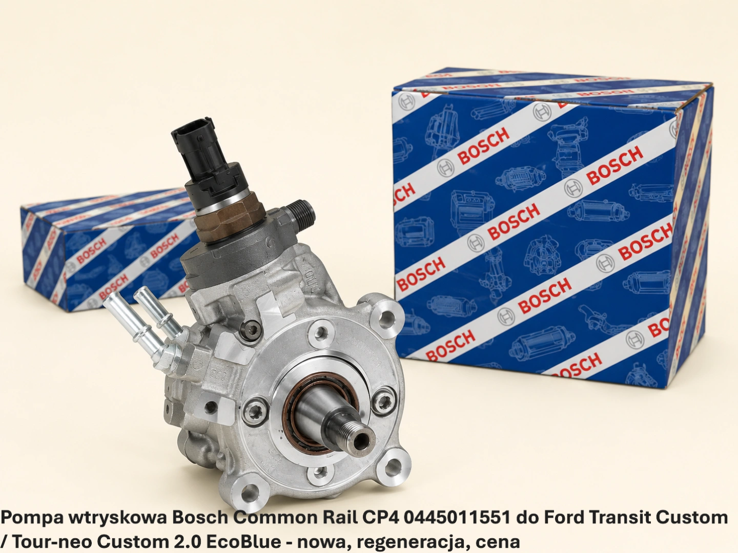 Pompa wtryskowa Bosch Common Rail CP4 0445011551 do Ford Transit Custom / Tour-neo Custom 2.0 EcoBlue 