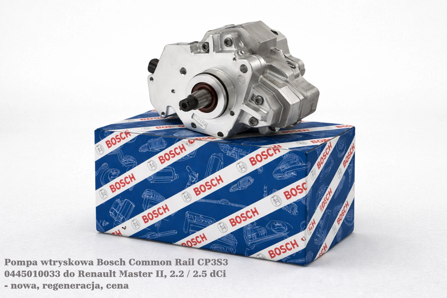 Pompa wtryskowa Bosch Common Rail CP3S3 0445010033 do Renault Master II, 2.2 / 2.5 dCi- nowa, regeneracja, cena