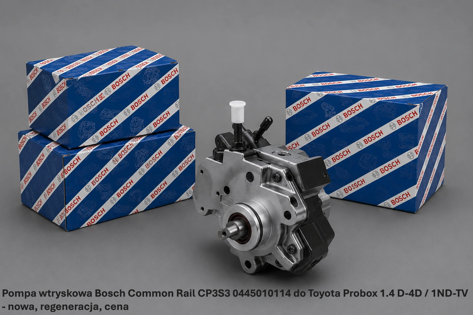 Pompa wtryskowa Bosch Common Rail CP3S3 0445010114 do Toyota Probox 1.4 D-4D / 1ND-TV - nowa, regeneracja, cena