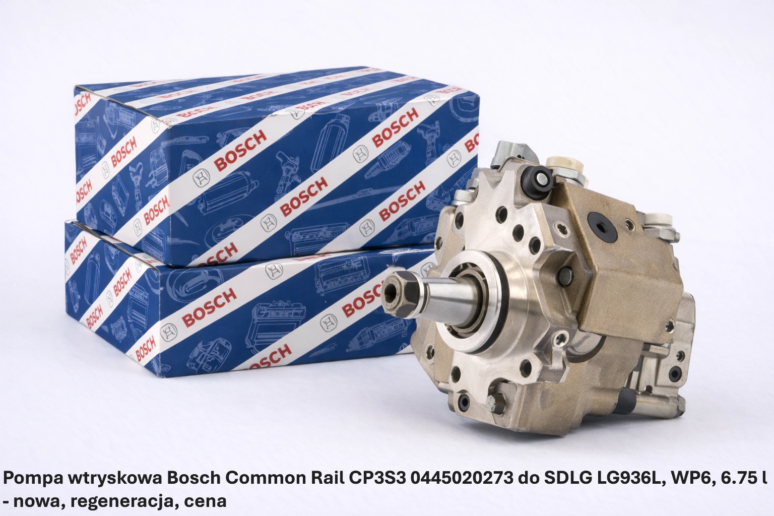 Pompa wtryskowa Bosch Common Rail CP3S3 0445020273 do SDLG LG936L, WP6, 6.75 l - nowa, regeneracja, cena