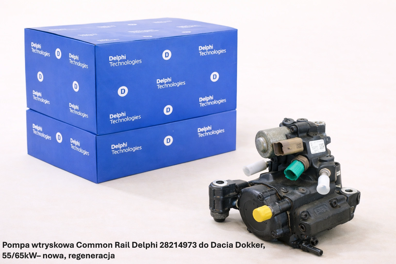 Pompa wtryskowa Common Rail Delphi 28214973 do Dacia Dokker, 55/65kW– nowa, regeneracja