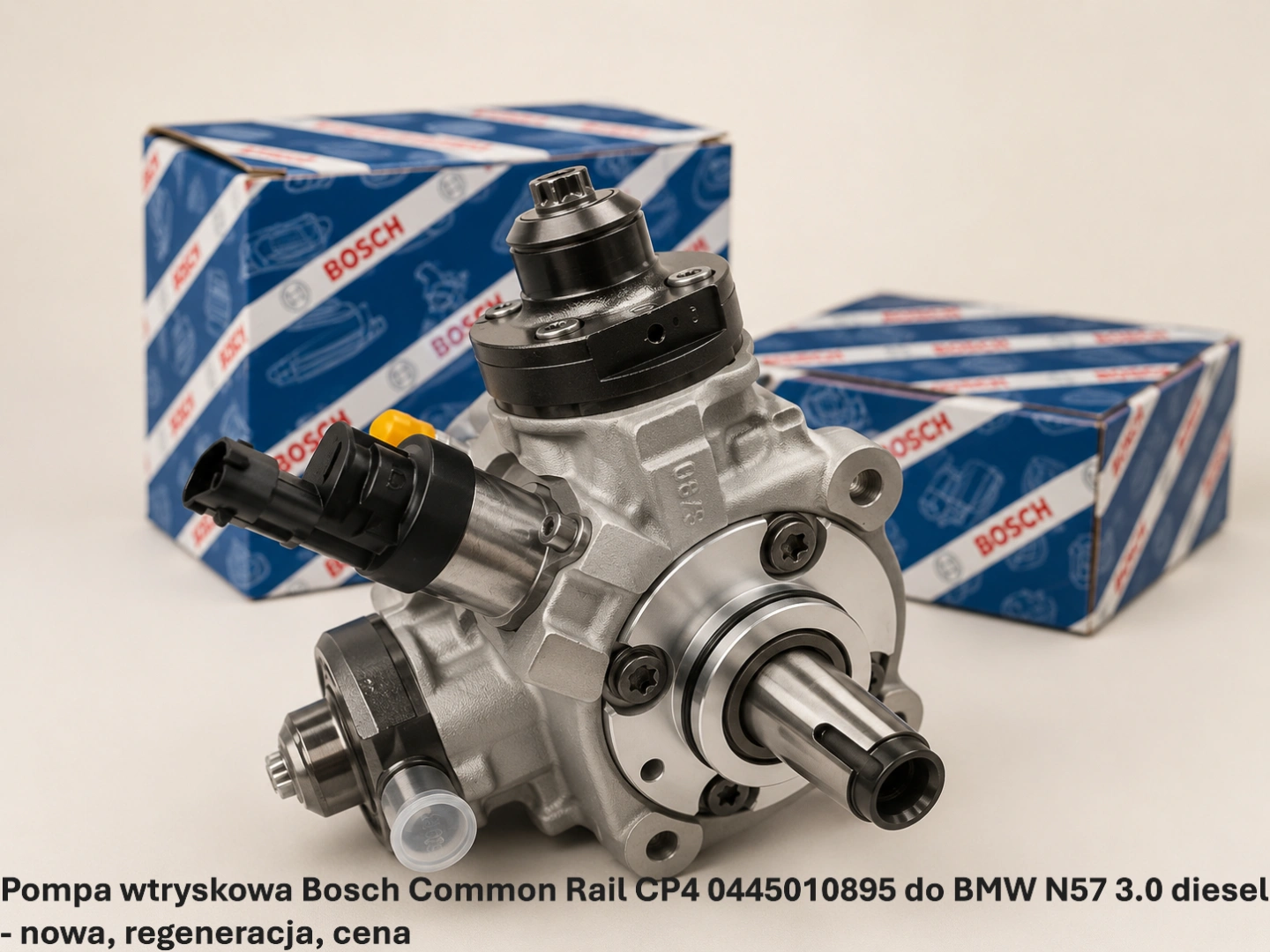 Pompa wtryskowa Bosch Common Rail CP4 0445010895 do BMW N57 3.0 diesel 