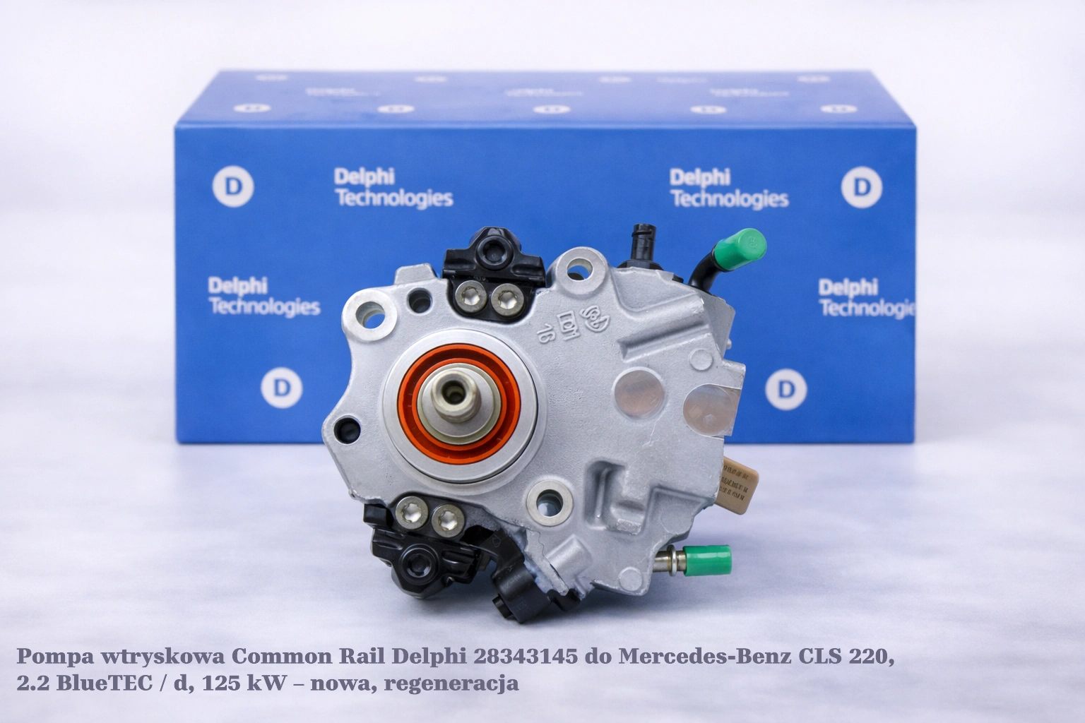 Pompa wtryskowa Common Rail Delphi 28343145 do Mercedes-Benz CLS 220, 2.2 BlueTEC / d, 125 kW – nowa, regeneracja