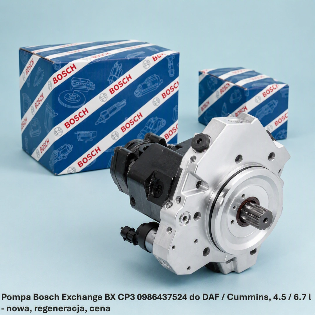 Pompa Bosch Exchange BX CP3 0986437524 do DAF / Cummins, 4.5 / 6.7 l 