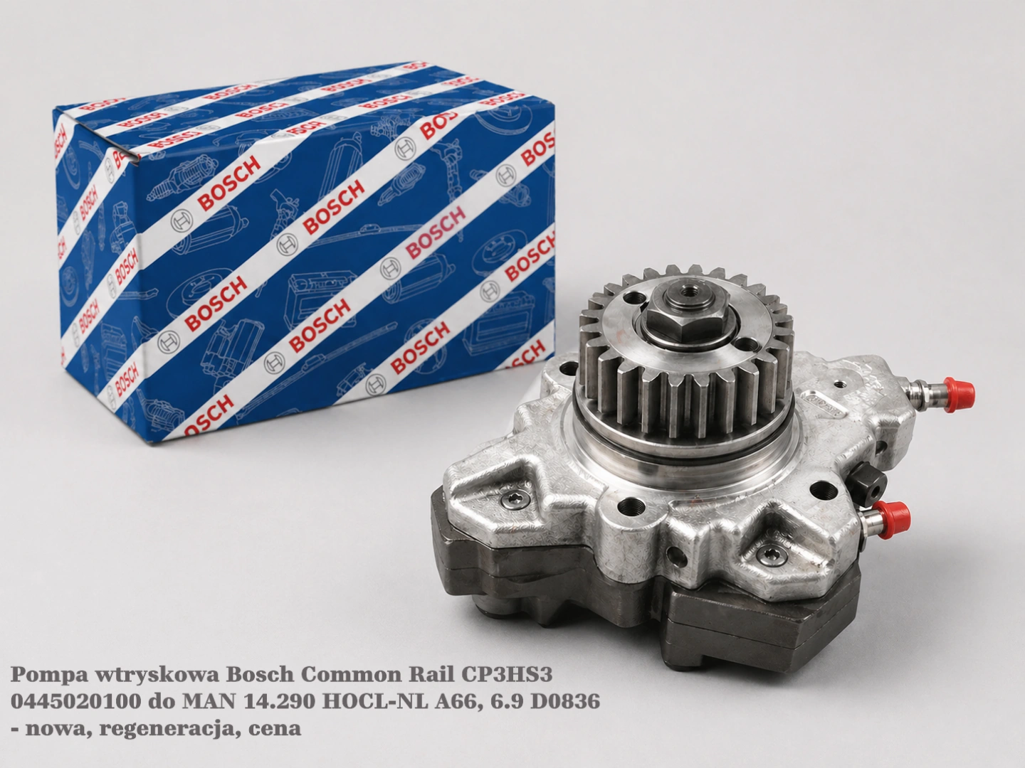 Pompa wtryskowa Bosch Common Rail CP3HS3 0445020100 do MAN 14.290 HOCL-NL A66, 6.9 D0836 - nowa, regeneracja, cena