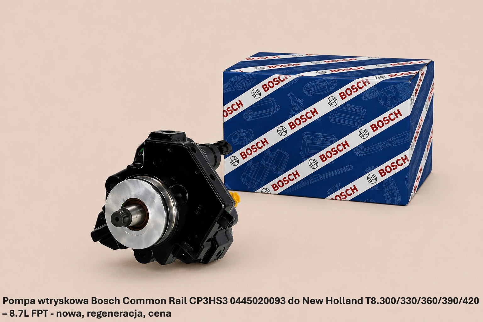 Pompa wtryskowa Bosch Common Rail CP3HS3 0445020093 do New Holland T8.300/330/360/390/420 – 8.7L FPT - nowa, regeneracja, cena