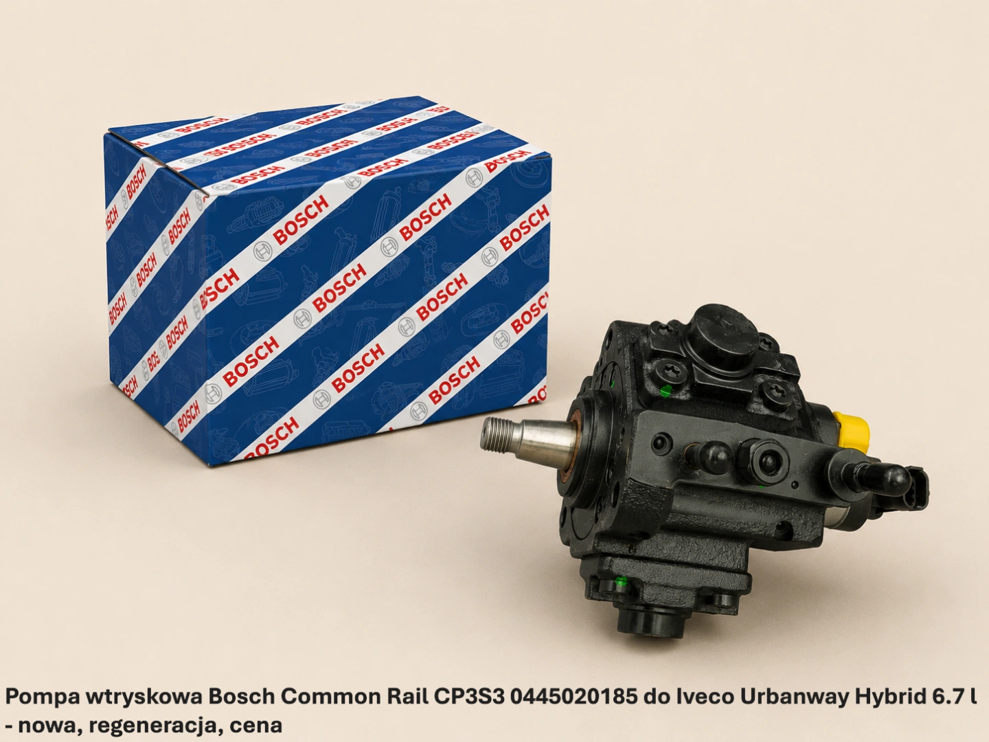 Pompa wtryskowa Bosch Common Rail CP3S3 0445020185 do Iveco Urbanway Hybrid 6.7 l - nowa, regeneracja, cena