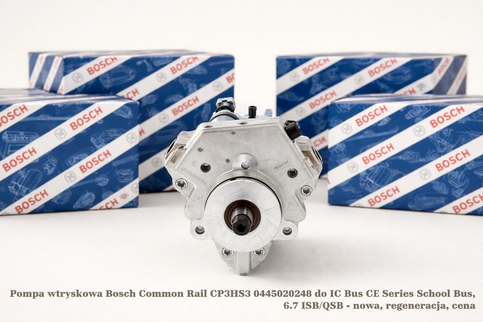 Pompa wtryskowa Bosch Common Rail CP3HS3 0445020248 do IC Bus CE Series School Bus, 6.7 ISB/QSB - nowa, regeneracja, cena