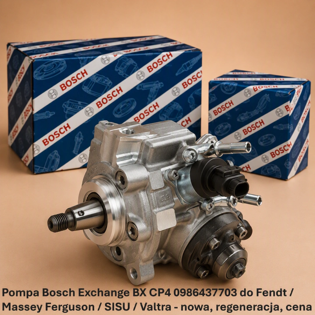 Pompa Bosch Exchange BX CP4 0986437703 do Fendt / Massey Ferguson / SISU / Valtra 