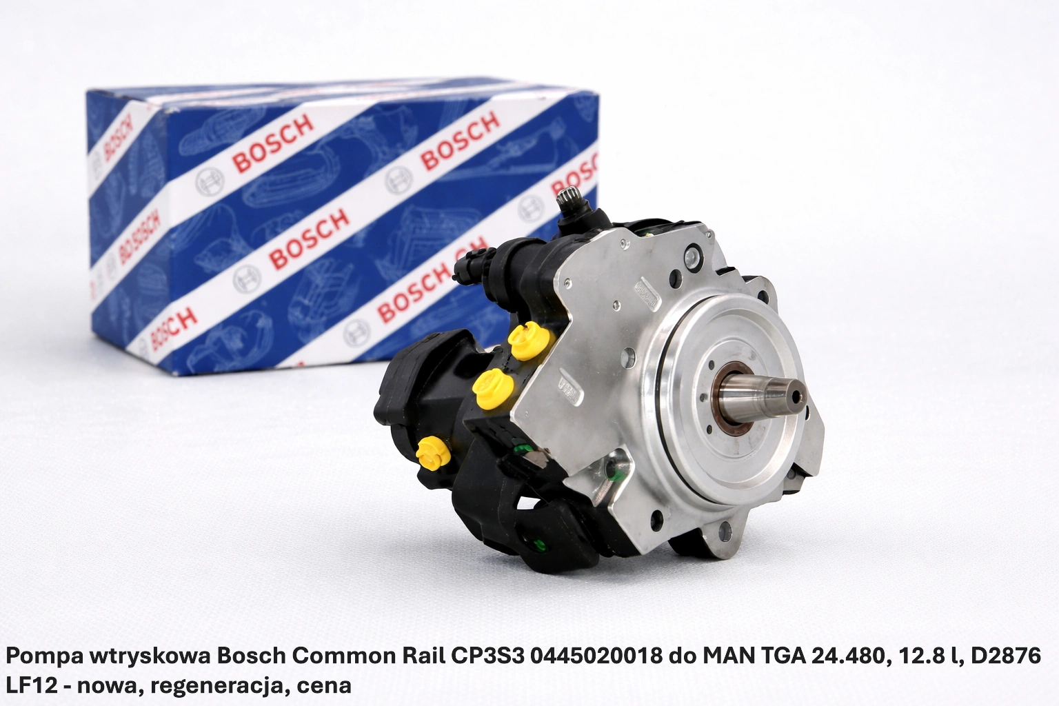 Pompa wtryskowa Bosch Common Rail CP3S3 0445020018 do MAN TGA 24.480, 12.8 l, D2876 LF12 - nowa, regeneracja, cena